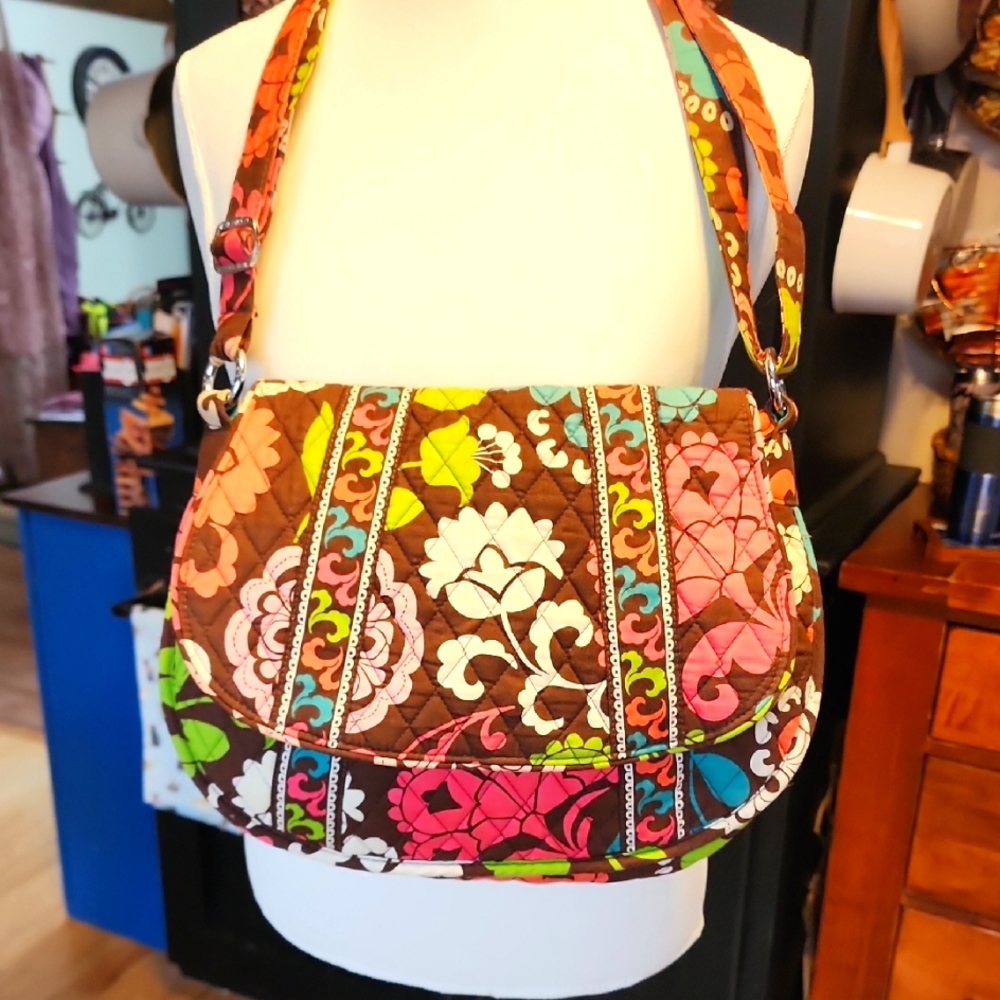 Vera Bradley saddle up bag